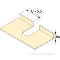 Unter dem Sink -Stecker Schubladenkasten gebogen